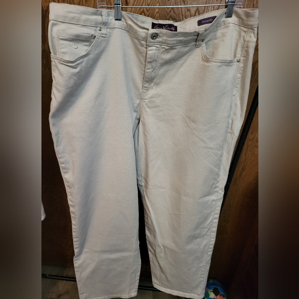 Beige Pants Amanda style - Plus Size 20w